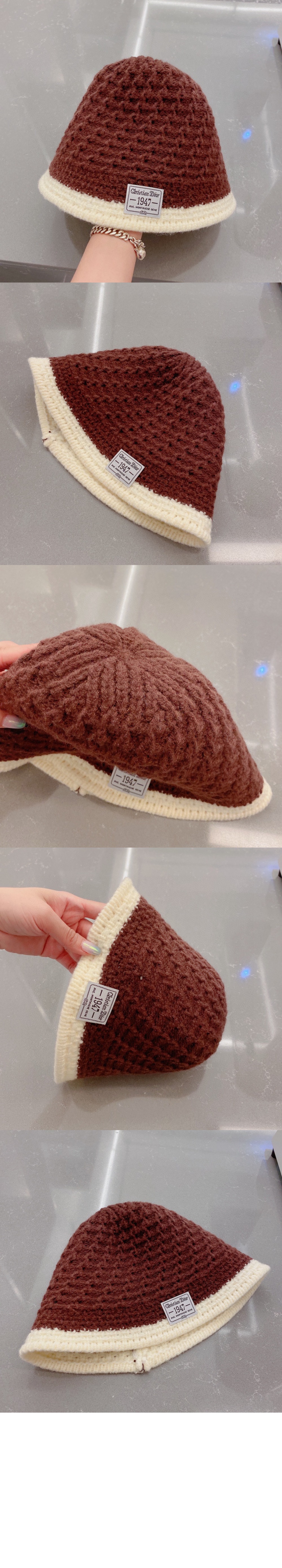 니트 벙거지 5STEB > 디올