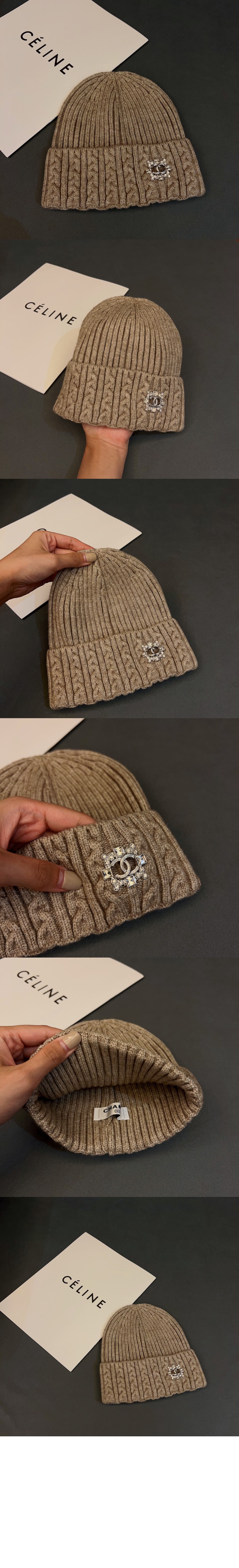 니트 비니 AA3713 > 샤넬