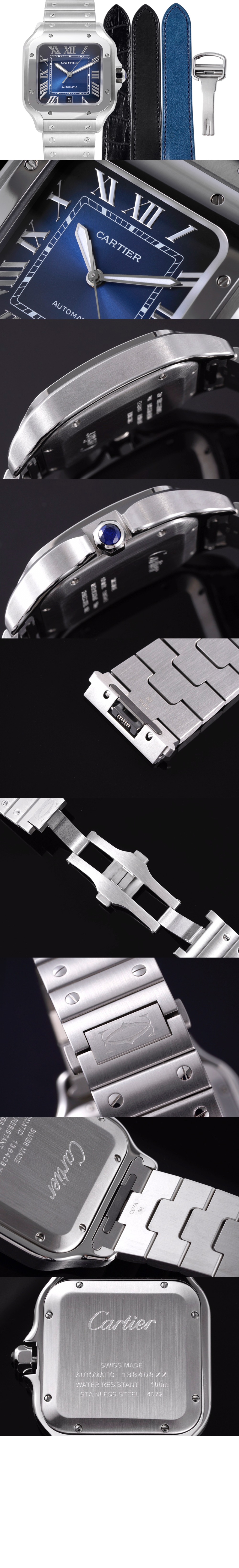 산토스 드 까르띠에 워치 35 WSSA0063 > Santos - 산토스