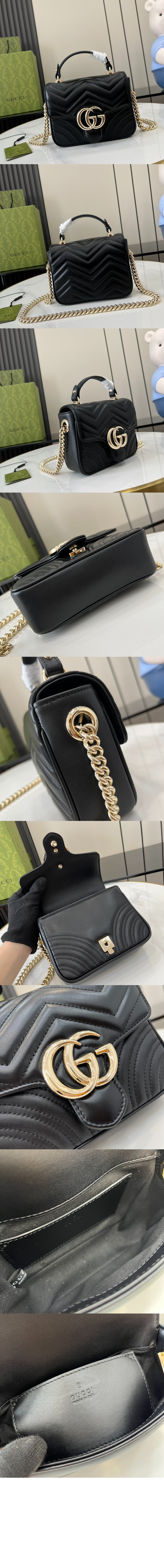 GG 마몽 미니 탑 핸들백 811238 > GG Marmont - GG 마몽