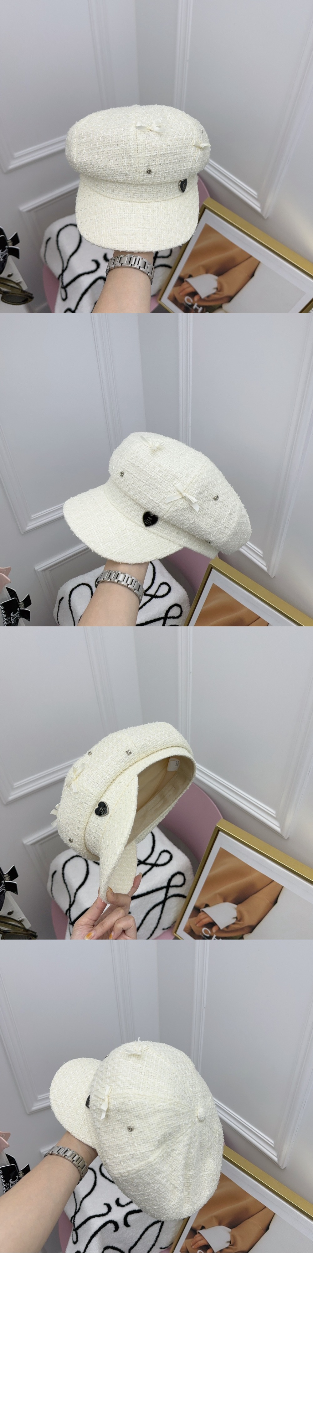 팔각 모자 AA6324 > 샤넬