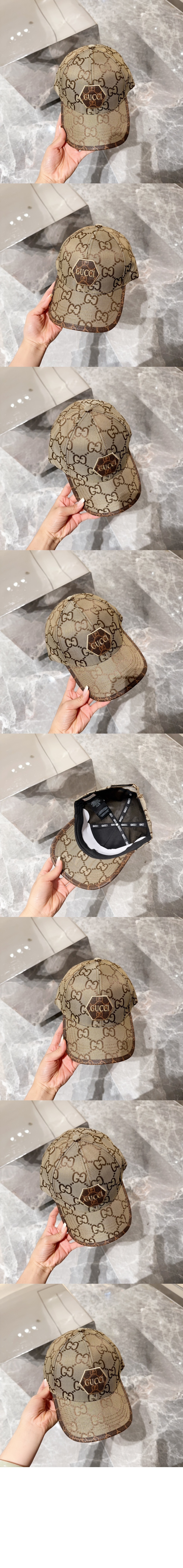 GG 데님 베이스볼 캡 853722 > 구찌