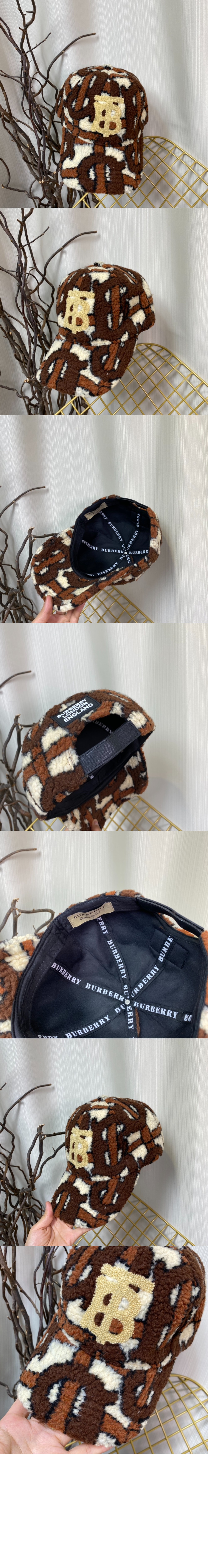 램스울 베이스볼 캡 8053147 > 버버리