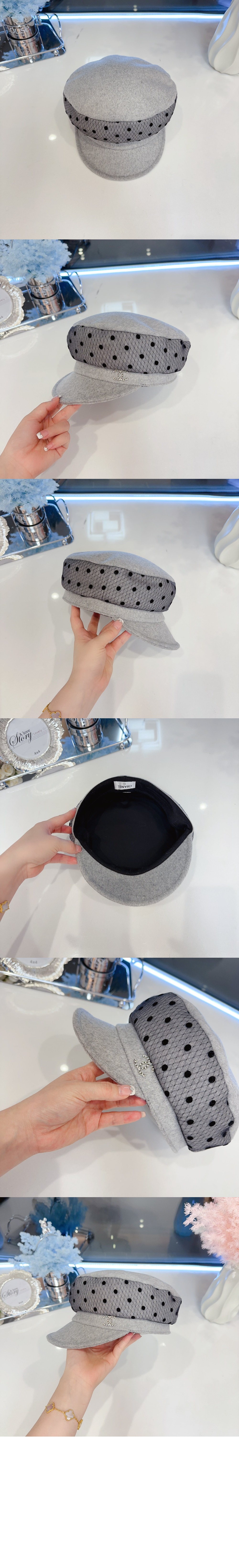 팔각 모자 AA8644 > 샤넬