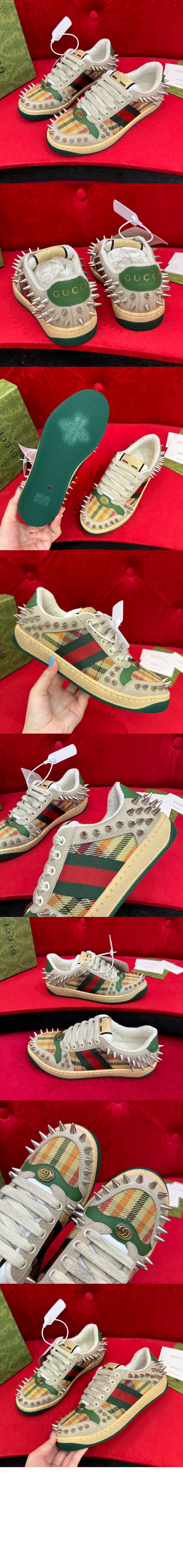 스크리너 GG 가죽 스니커즈 722613 > Screener - 스크리너