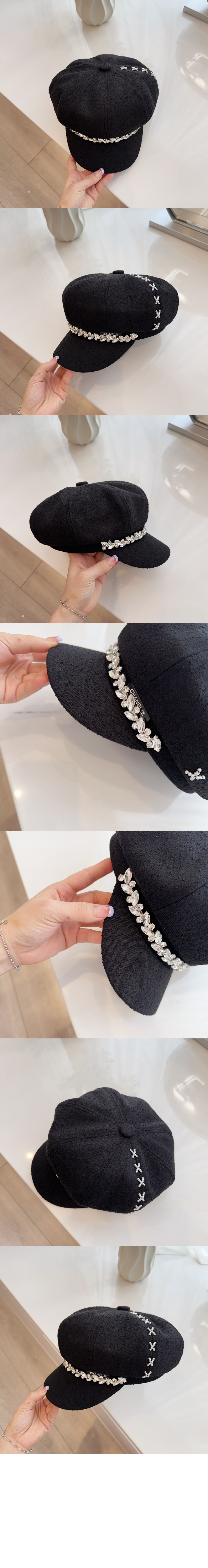 팔각 모자 AA2577 > 샤넬