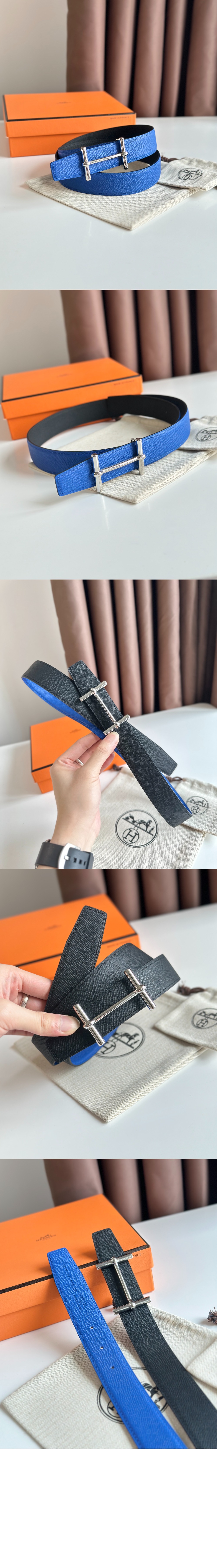 앙크레 리버서블 벨트 > 에르메스