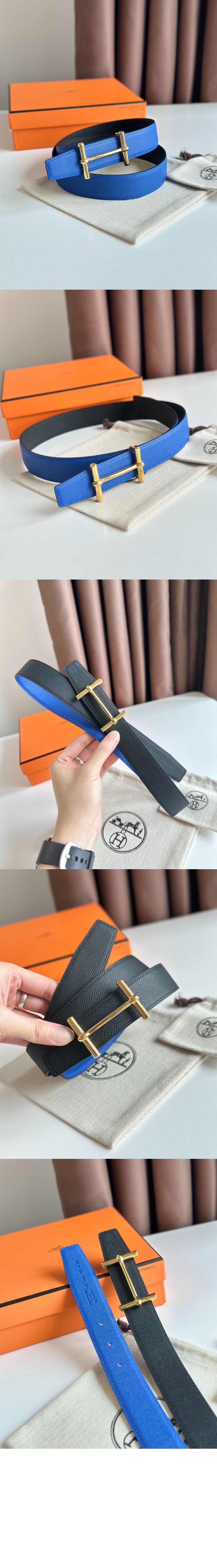 앙크레 리버서블 벨트 > 에르메스