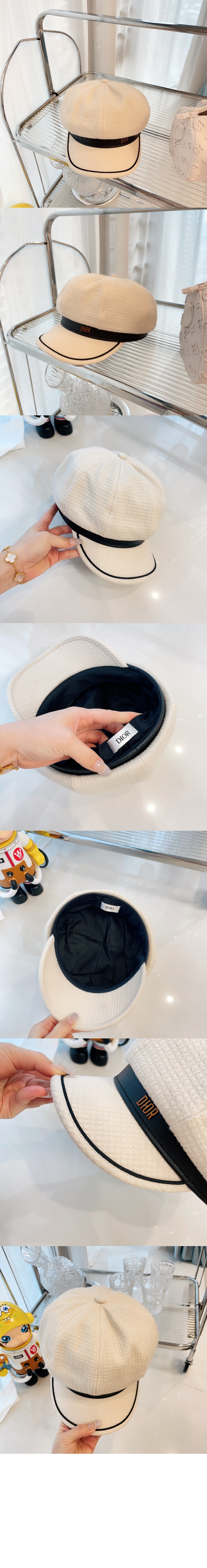 팔각 모자 2FB1S > 디올