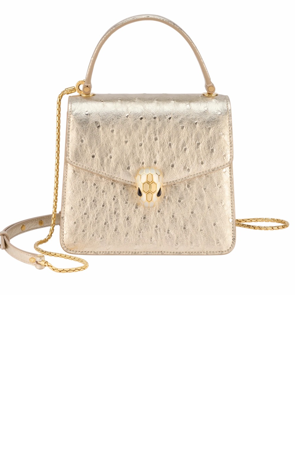 스몰 타조 가죽 체인백 383290 > Serpenti Forever - 세르펜티 포에버