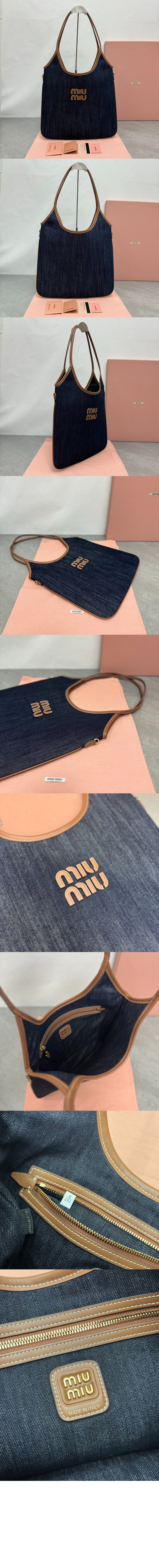 데님 숄더백 5BG231 > Ivy - 아이비