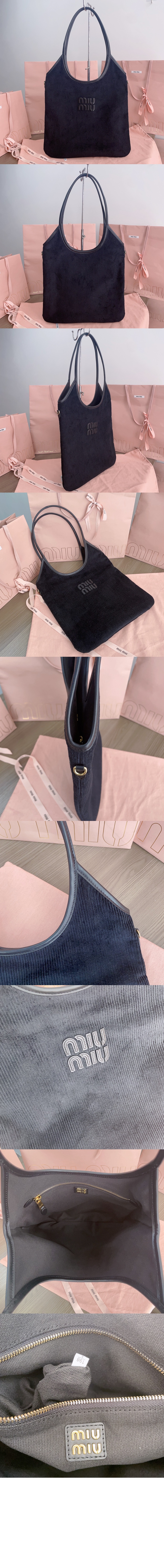 코듀로이 토트백 5BG231 > Ivy - 아이비