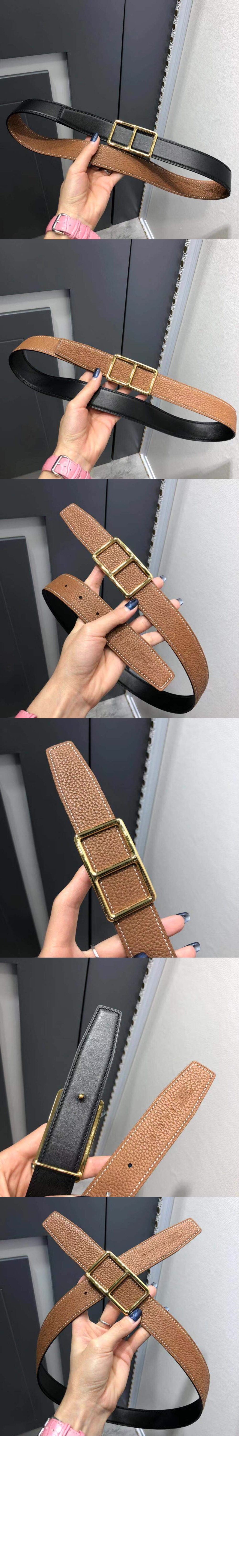 부클레 H 리버서블 벨트 > 에르메스