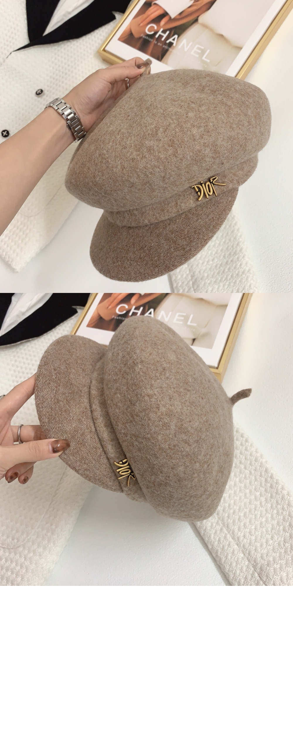 팔각 모자 2FST4 > 디올