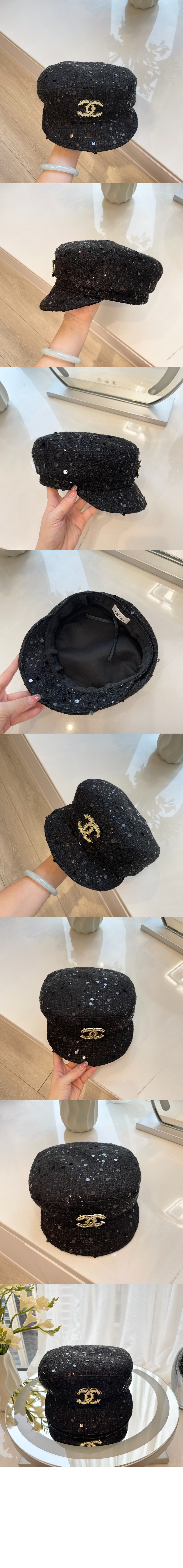 팔각 모자 AA4124 > 샤넬