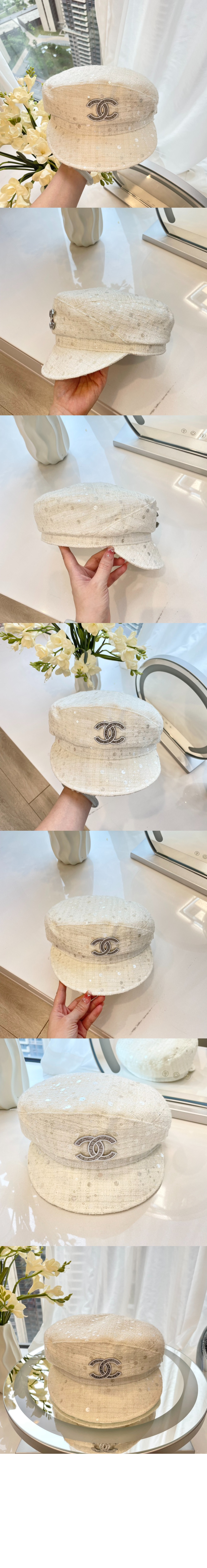 팔각 모자 AA4124 > 샤넬