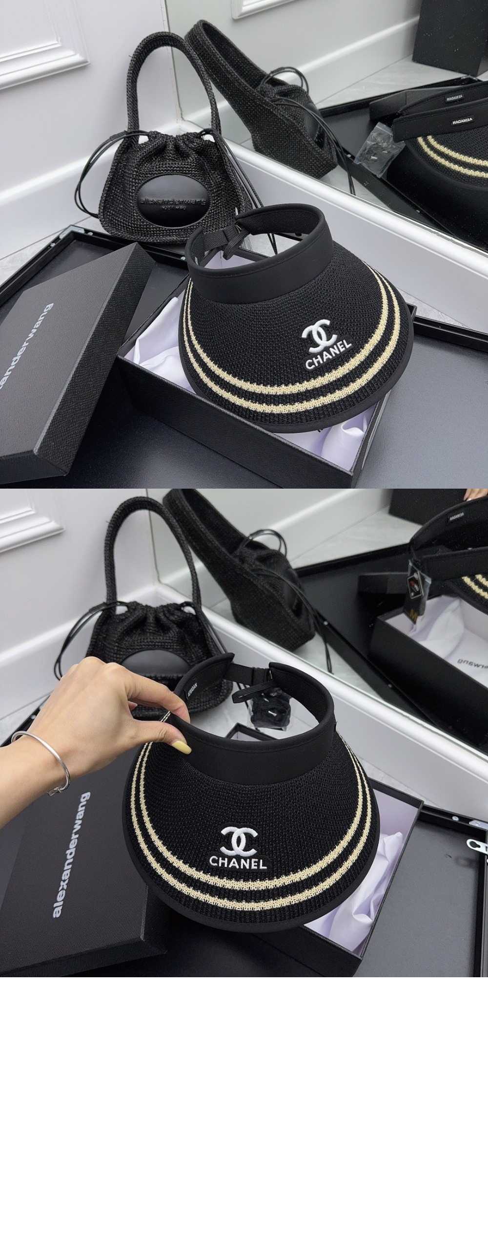 선캡 AA2587 > 샤넬