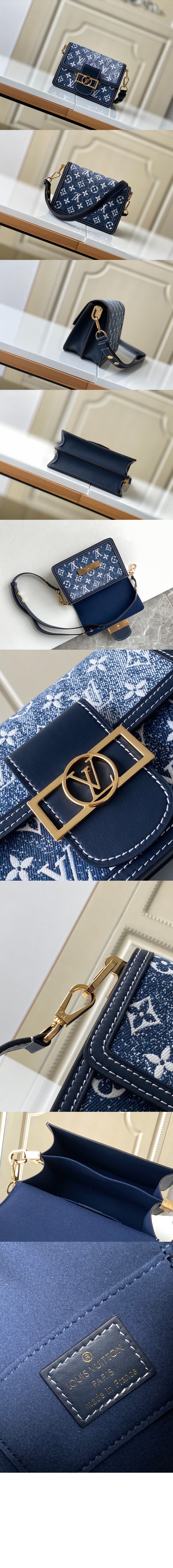 데님 미니 클러치 M59716 > Dauphine - 도핀