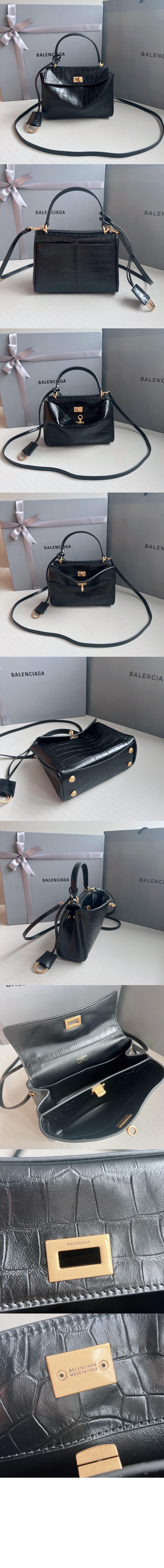 로데오 미니 크로커다일 엠보싱 핸드백 795456 > Rodeo - 로데오