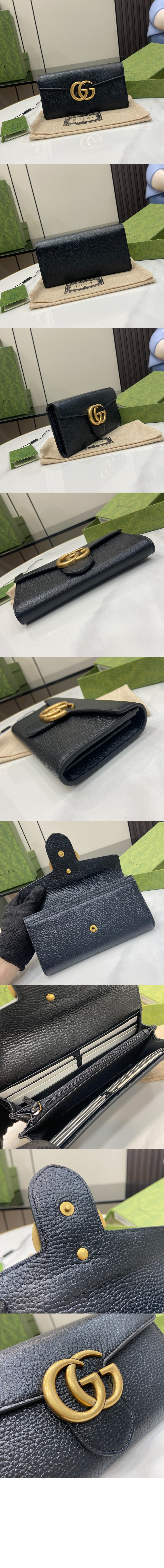 GG마몬트 레더 장지갑 400586 > GG Marmont - GG 마몽