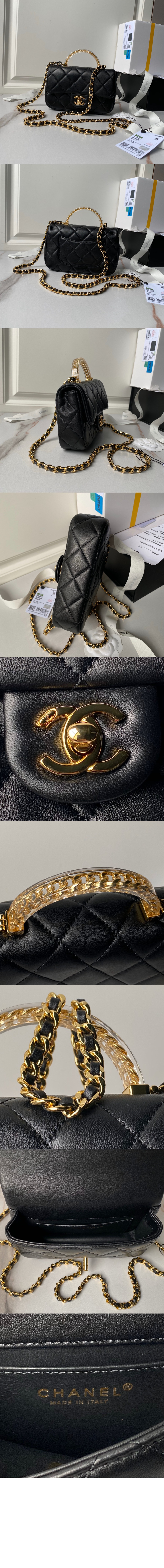 핸들 장식의 미니 플랩백 AS4847 > Etc - 기타제품