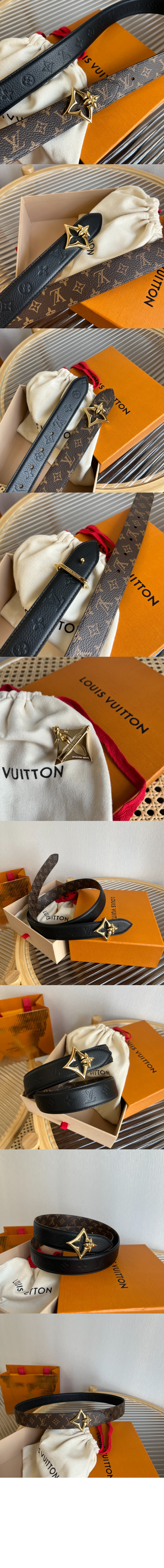 LV 플라워그램 리버서블 벨트 M8373W > 루이비통