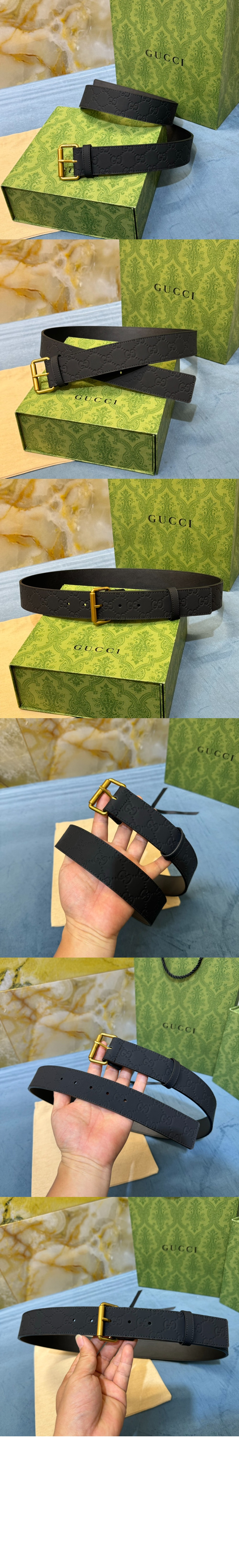 GG 러버 효과 벨트 771297 > 구찌