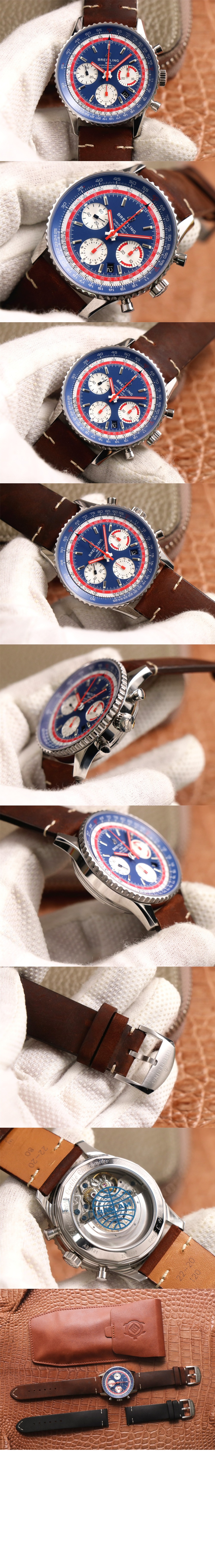 내비타이머 B01 크로노그래프 43 팬암 AB01212B > Navitimer - 네비타이머