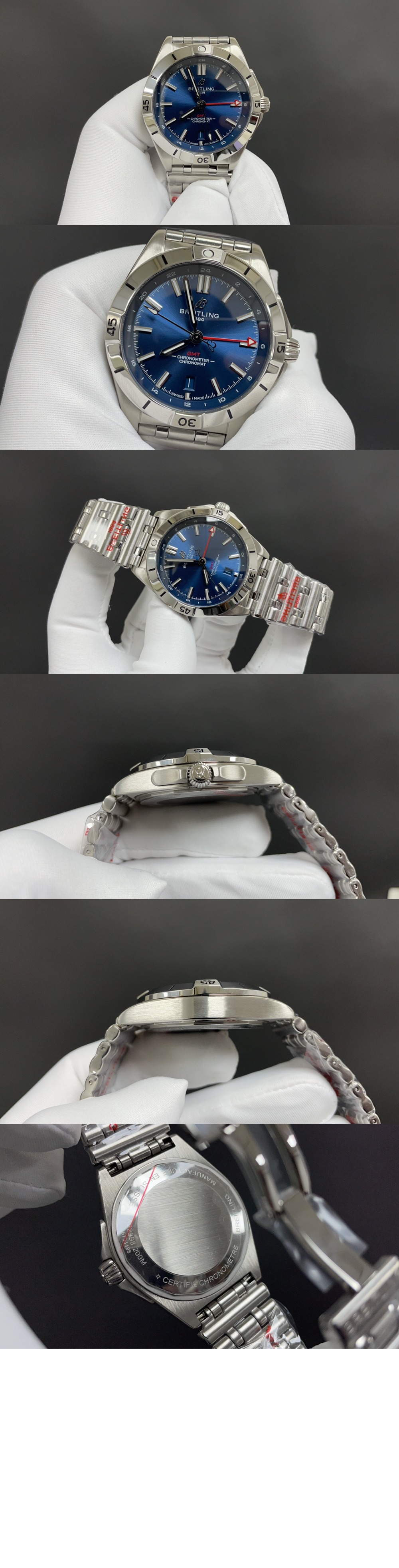 크로노맷 오토매틱 GMT 40 A3239810 > Chronomat - 크로노맷