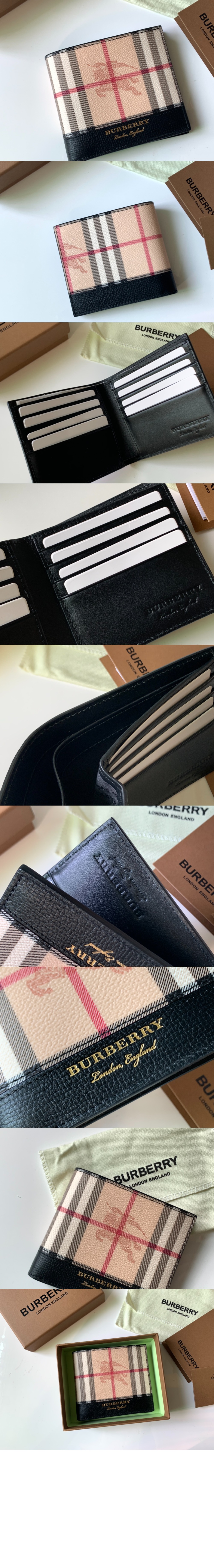 헤이마켓 체크 접이식 머니클립 40652321 > Vintage Check Wallet - 빈티지 체크 지갑