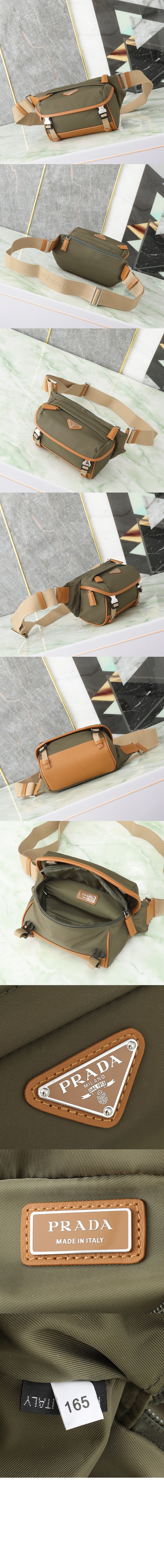 리나일론 및 가죽 숄더백 2VH176 > Re-Nylon - 레나일론