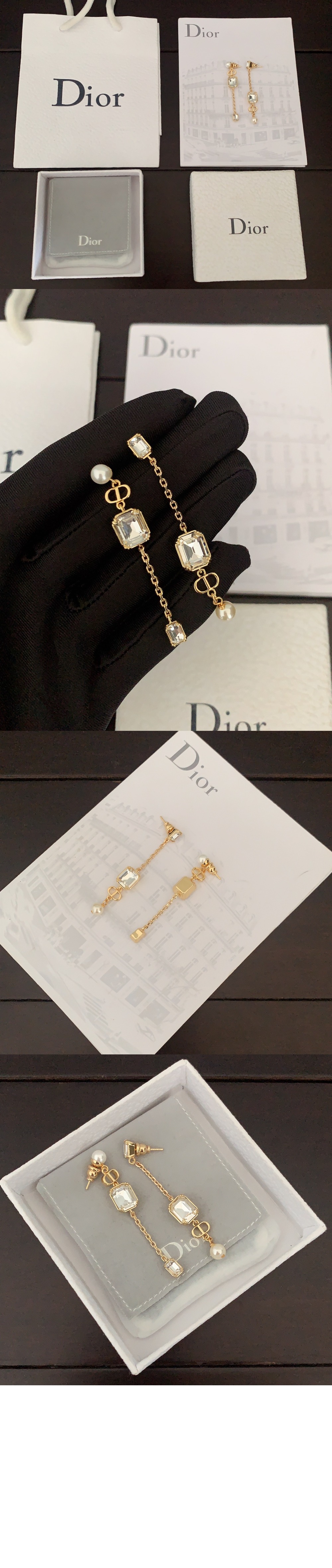 Petit CD 귀걸이 E3581 > 디올