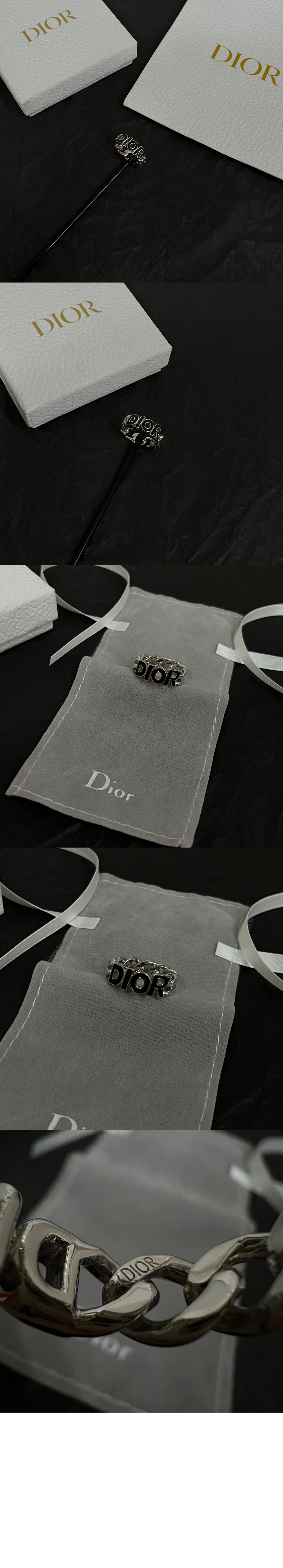 체인 링크 반지 R2171 > 디올