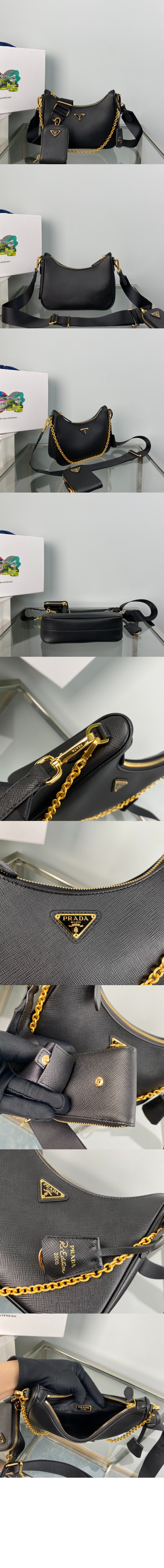 프라다 리에디션 가죽 숄더백 1BH204 > Re-Edition - 리에디션