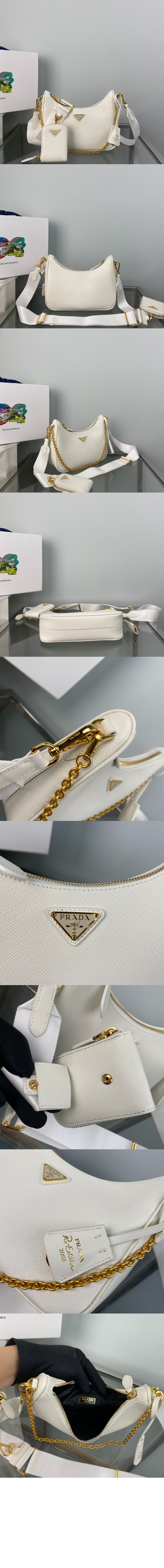 프라다 리에디션 가죽 숄더백 1BH204 > Re-Edition - 리에디션