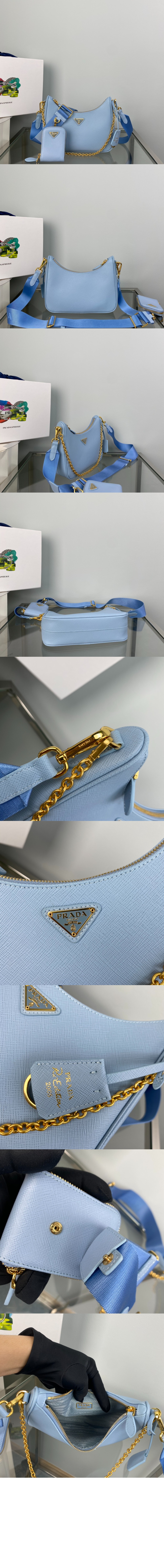 프라다 리에디션 가죽 숄더백 1BH204 > Re-Edition - 리에디션