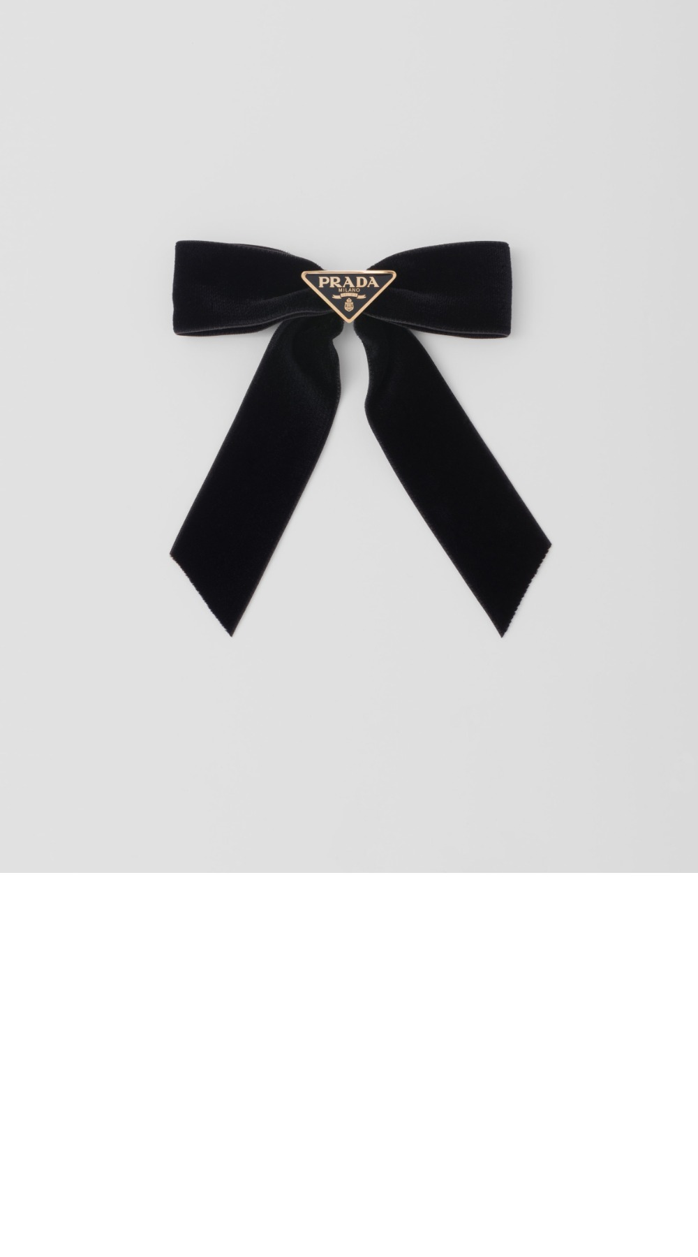 벨벳 헤어 클립 1IF154 > 프라다