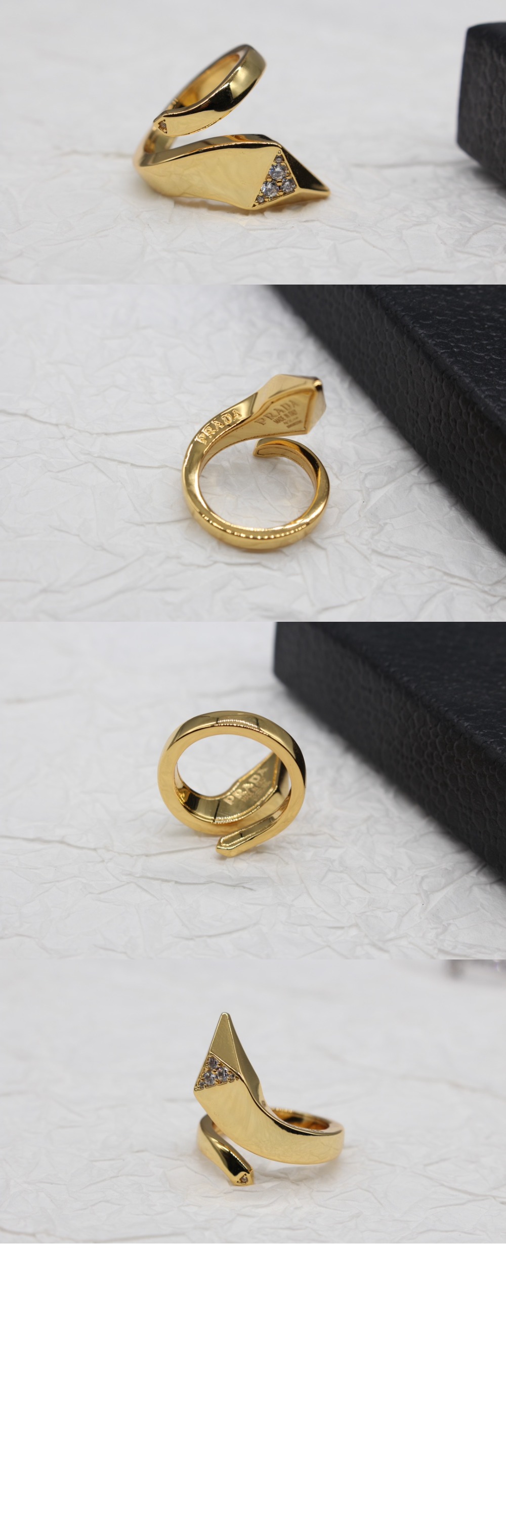 이터널 골드 스네이크 미니 반지 1JA138 > 프라다