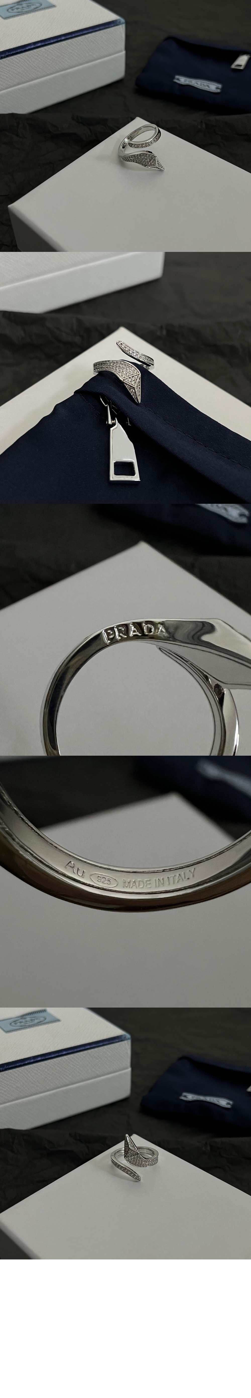 이터널 골드 스네이크 미니 링 1JA142 > 프라다