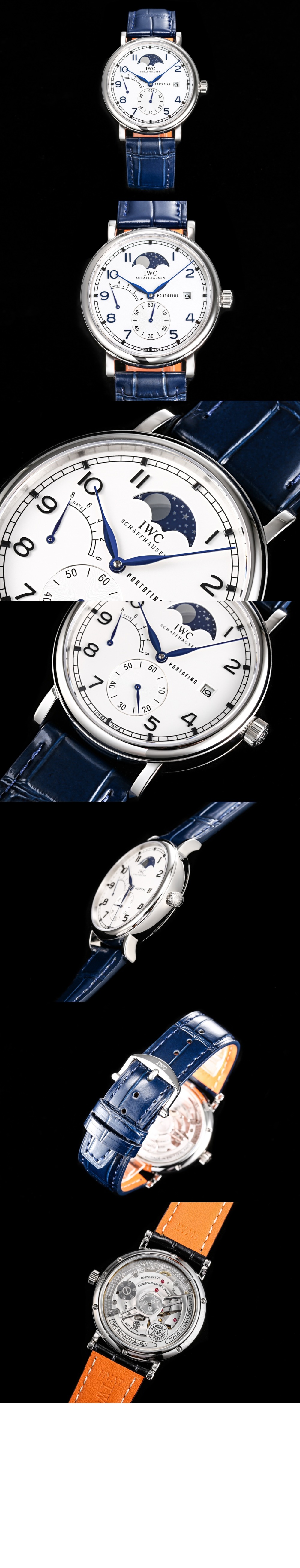 포르토피노 핸드 와인드 문 페이즈 45 IW516409 > Portofino - 포르토피노