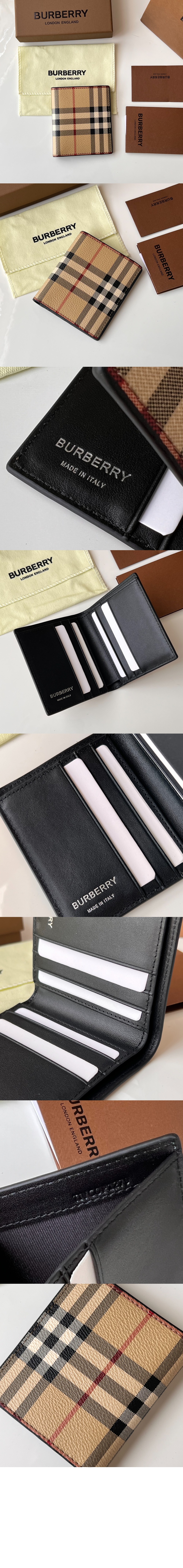 체크 폴딩 카드 케이스 80741131 > Vintage Check Wallet - 빈티지 체크 지갑
