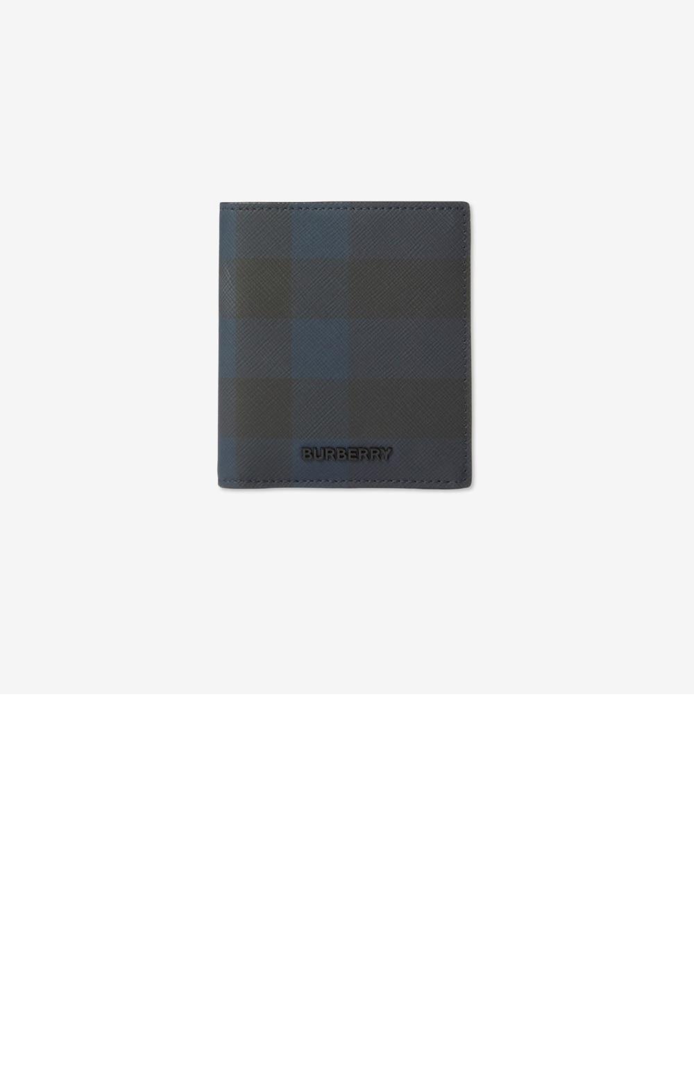 체크 폴딩 카드 케이스 80741081 > Bifold Wallet - 반지갑