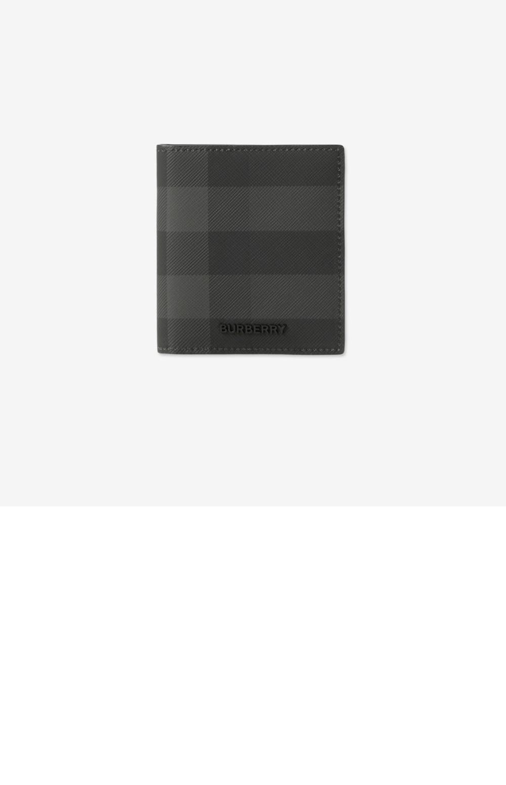 체크 폴딩 카드 케이스 80732761 > Bifold Wallet - 반지갑