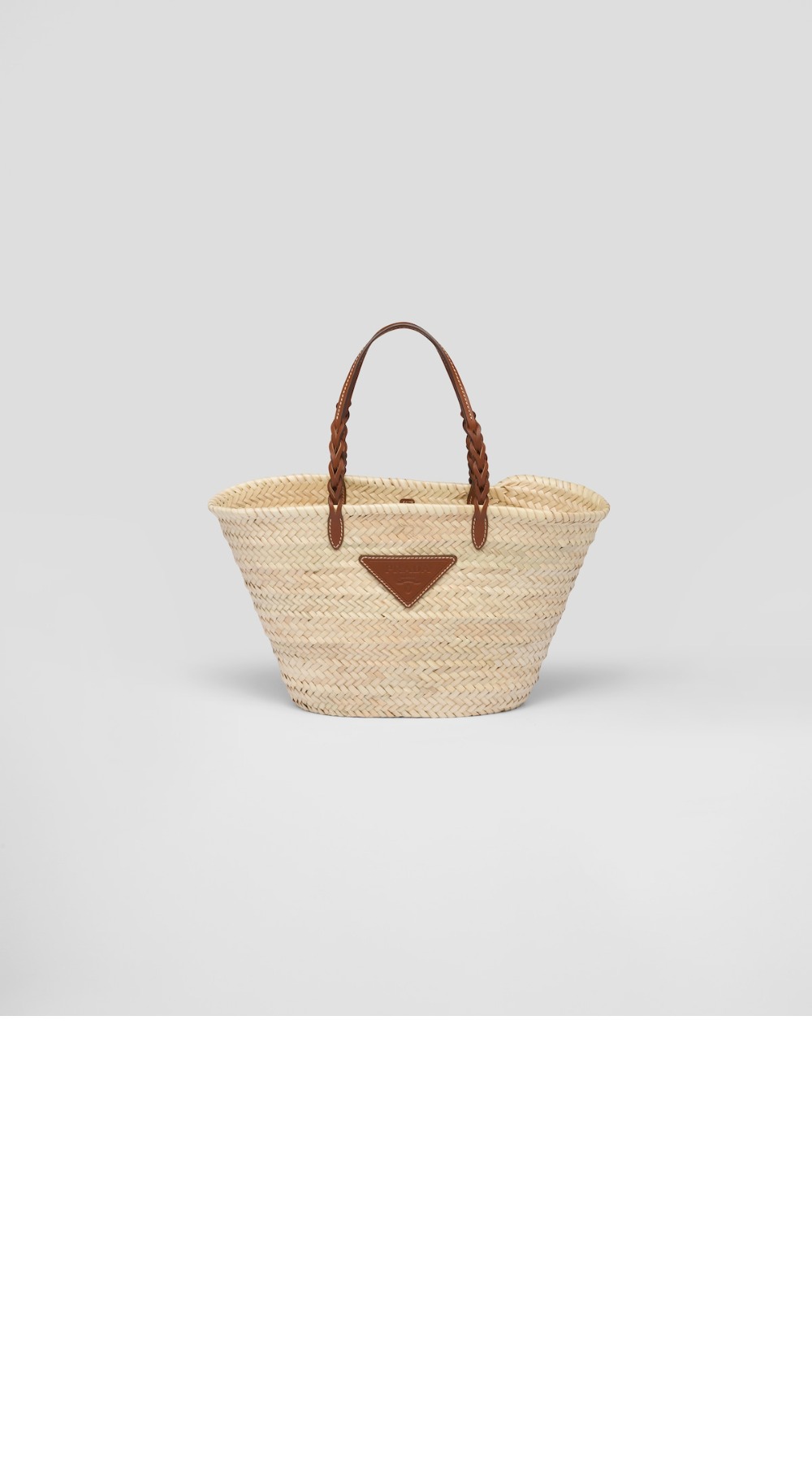 트리밍 천연 패브릭 토트백 1BG314 > Raffia Crochet - 라피아크로셰