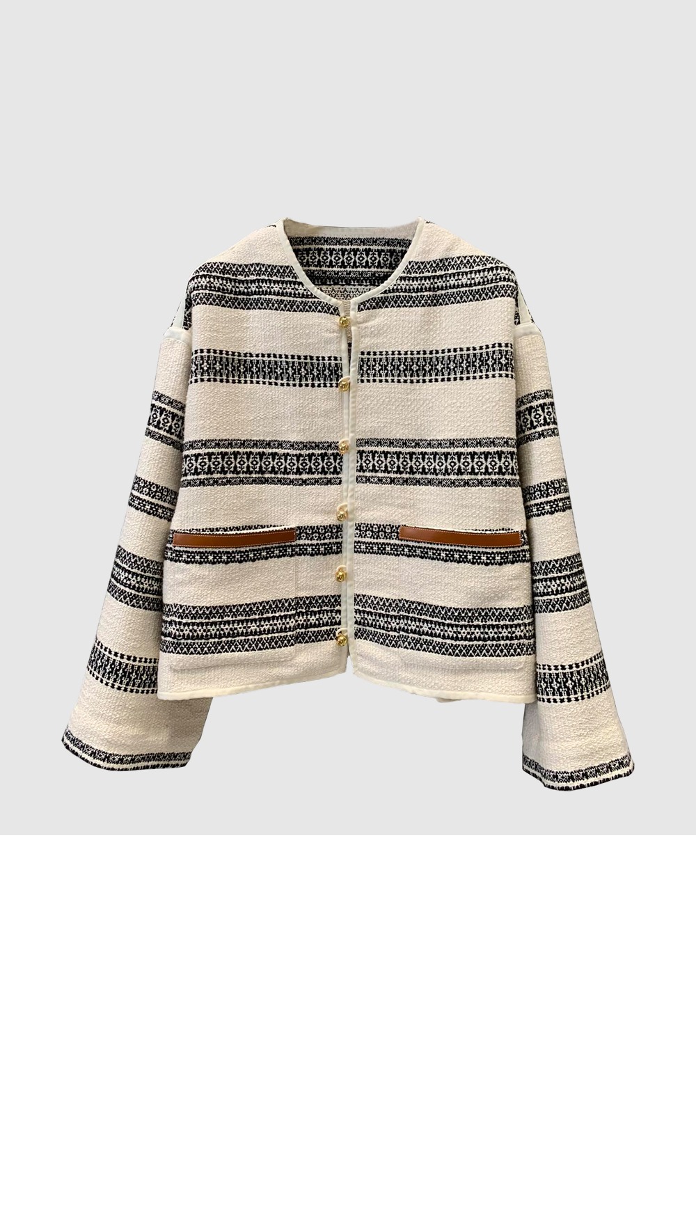 바하 가디건 스트라이프 트위드 > Etc - 기타제품