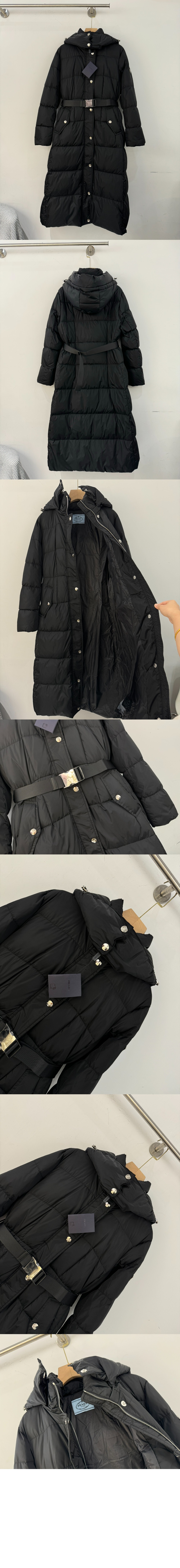 로고 코트 > 프라다