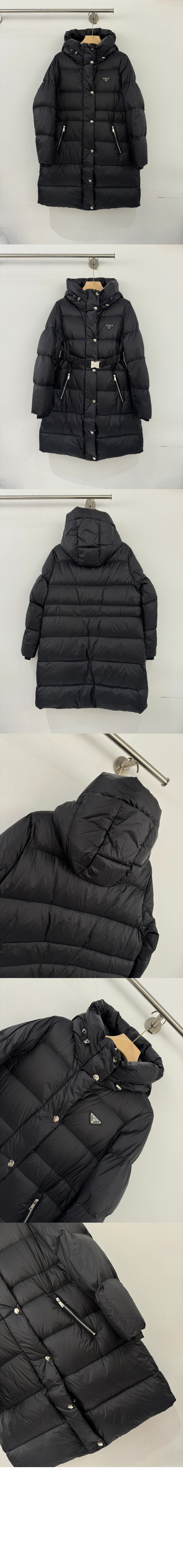 로고 코트 > 프라다