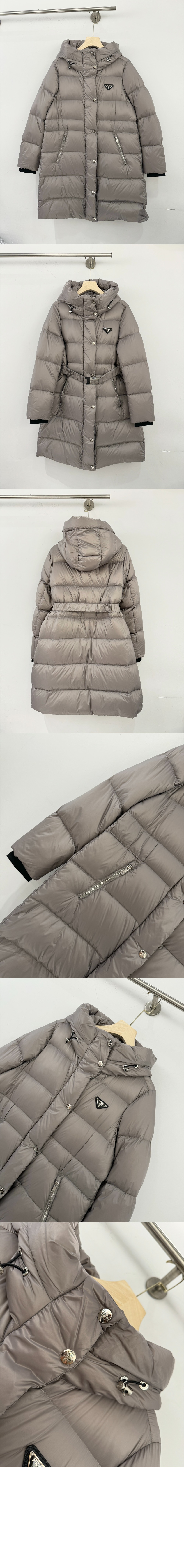 로고 코트 > 프라다