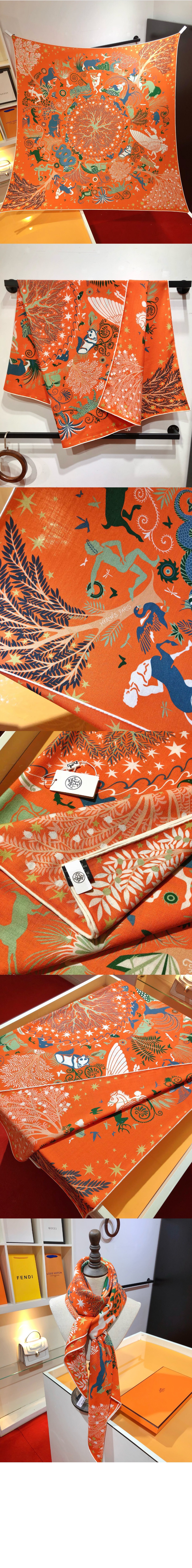 Les Folies du Faubourg 스카프 140 > 에르메스