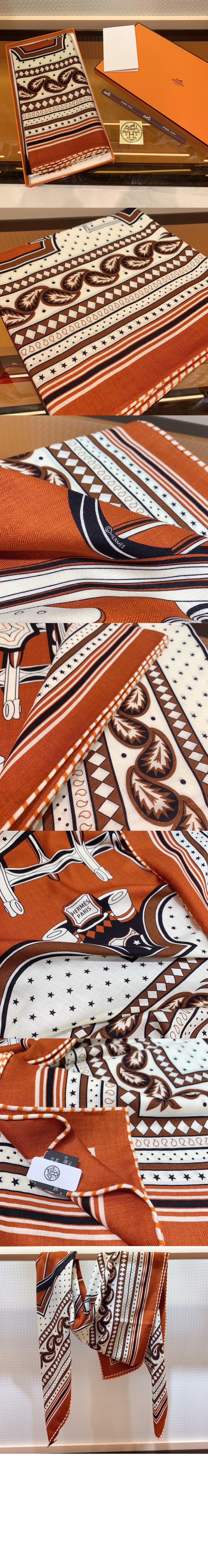 Les Roues de Phaeton Bandana 숄140 > 에르메스